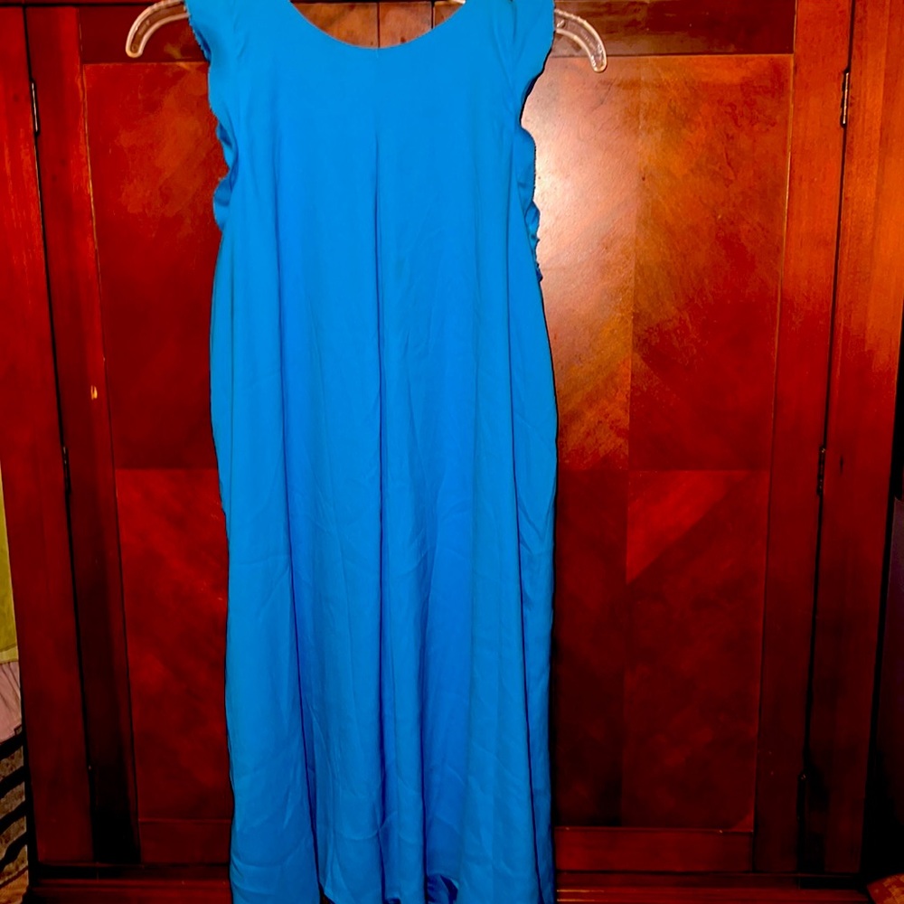 Ann Taylor M Babydoll dress with shell underneath